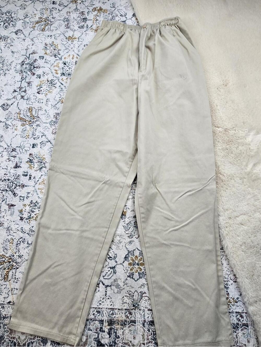 Bobbie Brooks Flax Women’s Beige Pants Vintage 16T